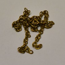 Model ship boat railway diarama chain small metal brass scale